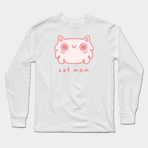 cat mom Long Sleeve T-Shirt by odsanyu